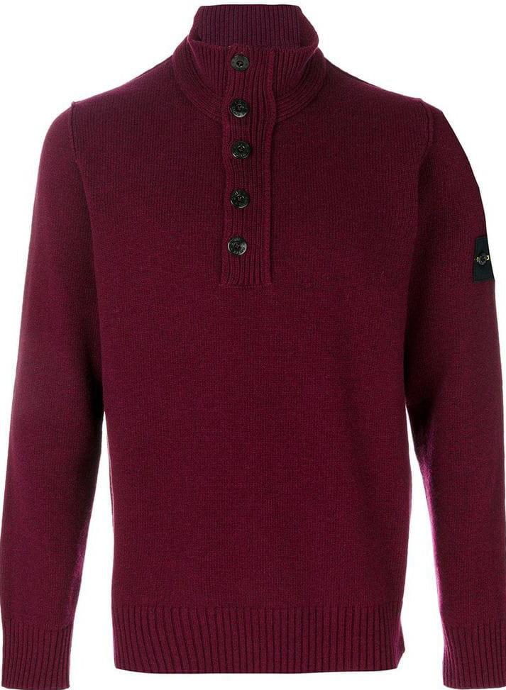 2X1 MAGLIONE CON BOTTONI STONE ISLAND